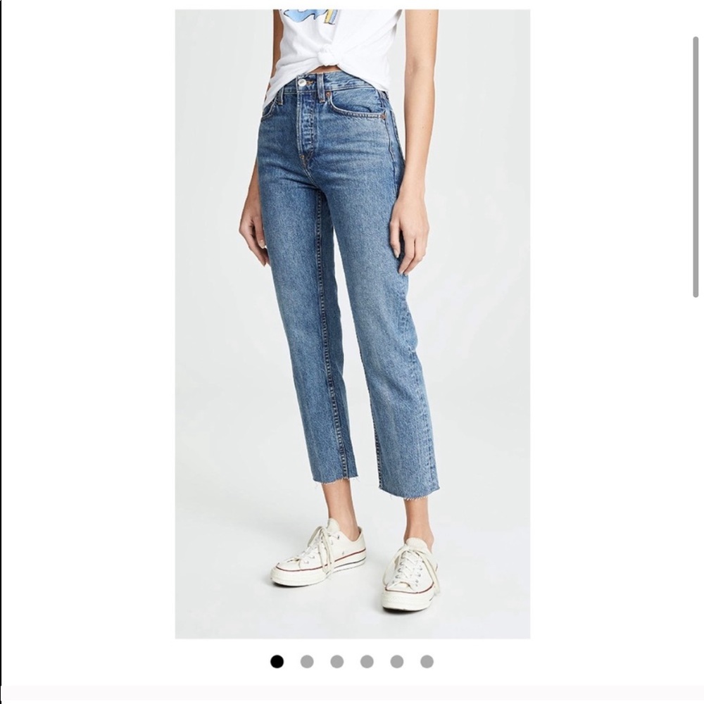 Size 28 high rise Re/Done Jeans